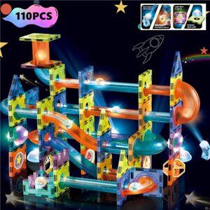 Light Magnetic Tiles Building Blocks for Kids,